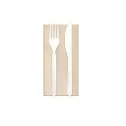 SET BIS POSATE BIO + TOVAGLIOLO Foto prodotto